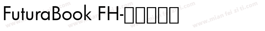 FuturaBook FH字体转换